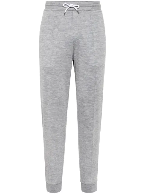 Brunello Cucinelli pressed-crease drawstring trousers Grey MM8353263GC8299
