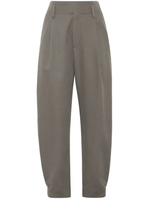 Brunello Cucinelli monili detail tailored trousers Green MB113P8763C9019