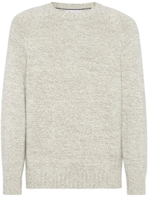 Brunello Cucinelli long-sleeve cashmere jumper Green MSA504900C2222