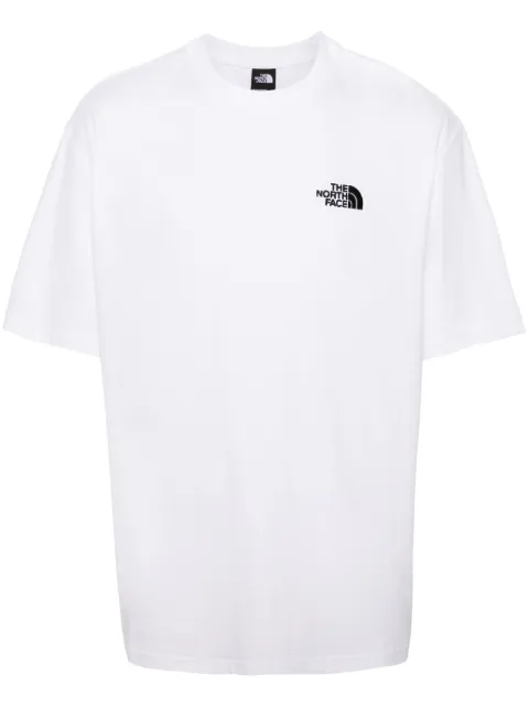 The North Face logo-embroidered cotton T-shirt White NF0A87NR