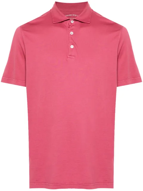 Fedeli Zero jersey polo shirt Red 7UED0110ZERO