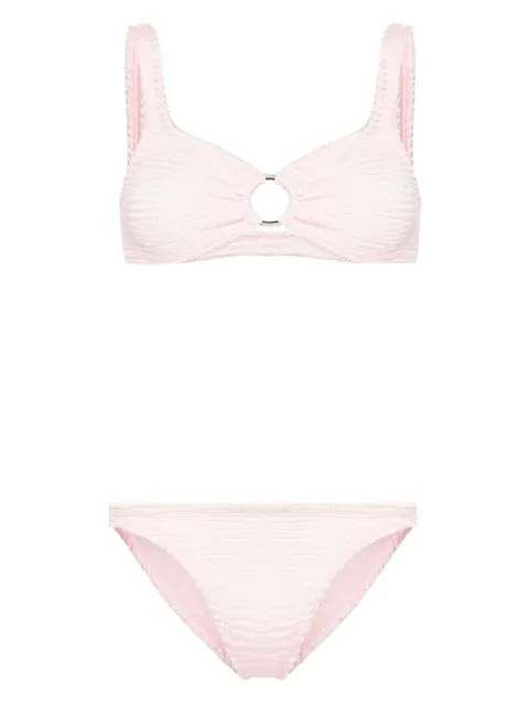 PARAMIDONNA Irina seersucker bikini Pink SS23IPK