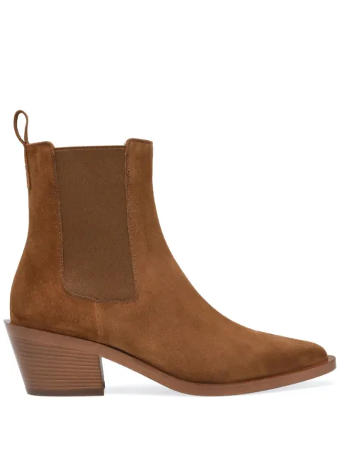 Gianvito Rossi Wylie 45mm suede boots Brown G7290145CUOCAS