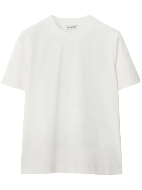 Burberry Equestrian Knight cotton T-shirt White 8090548