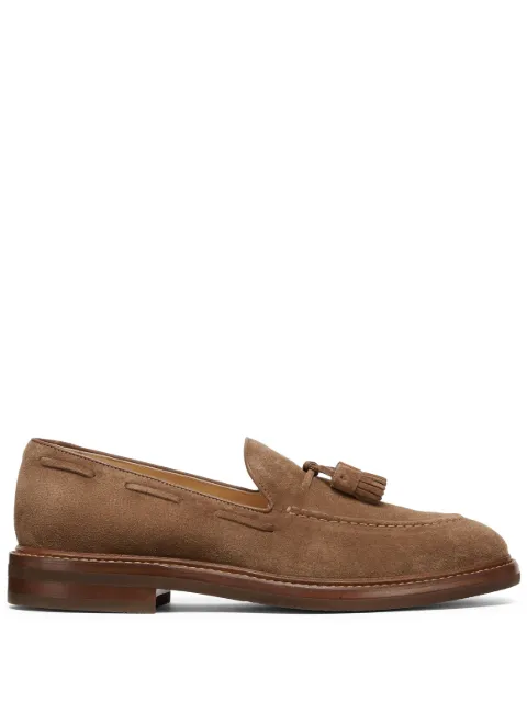 Brunello Cucinelli suede loafers Brown MZUPEAK791C8831