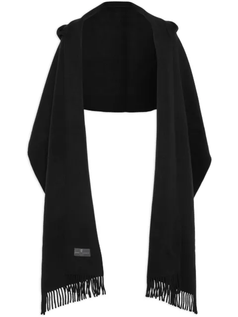 Brunello Cucinelli hooded scarf Black MSCDAGW83C101