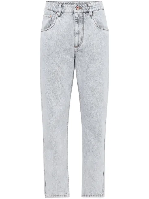 Brunello Cucinelli mid-rise tapered jeans Blue MA095P5847C8995