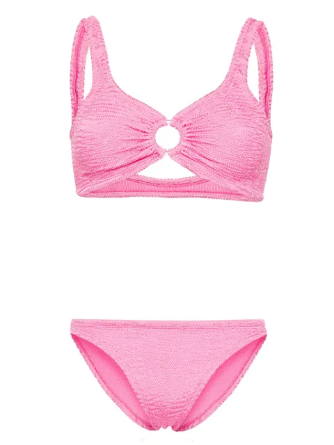 PARAMIDONNA Irina seersucker bikini Pink SS24IC