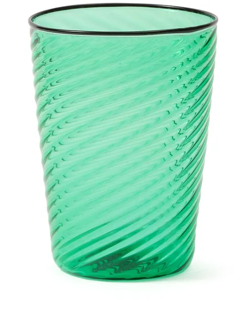 Cabana Venezia water glass (set of two) Green GLWAT14MUR1T9901