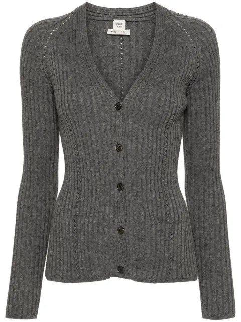 Hermès Pre-Owned 2010s ribbed-knit cardigan Grey HER780ND