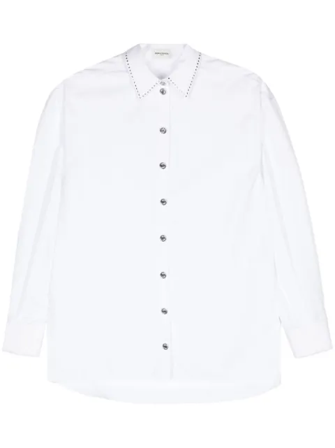Sonia Rykiel studded cotton shirt White CH06C015
