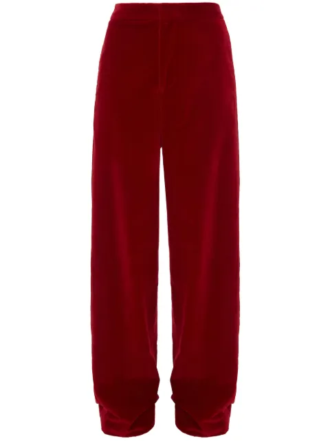 JW Anderson wide-leg mid-rise trousers Red TR0376PG1567459