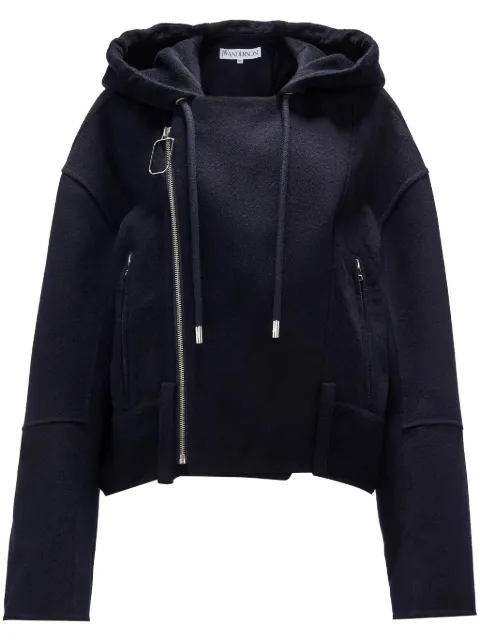 JW Anderson hooded wool jacket Blue JK0328PG1592888