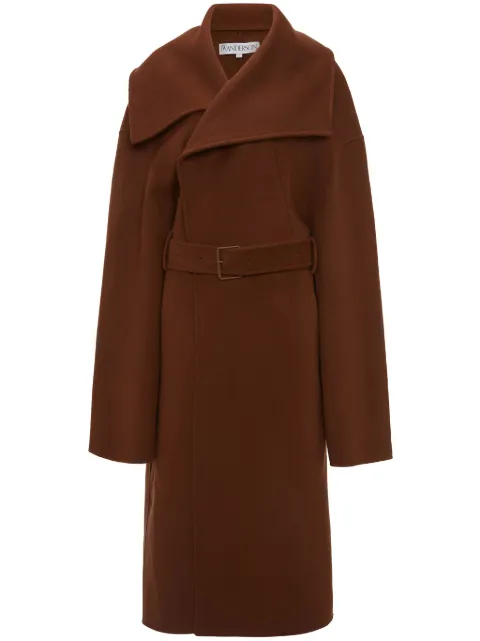 JW Anderson belted wool coat Brown CO0307PG1592619