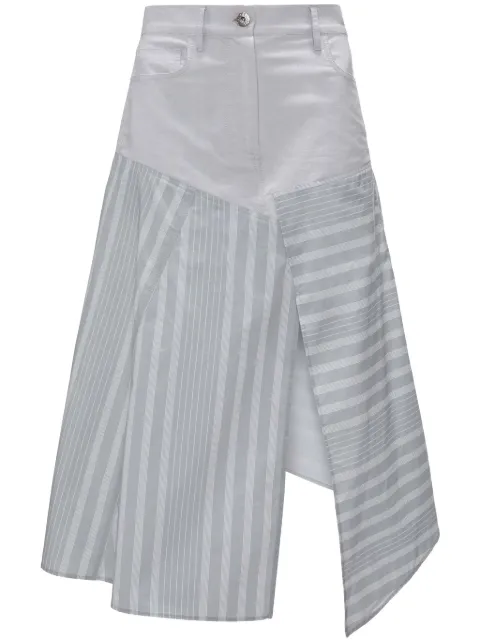 JW Anderson hanky-hem asymmetric skirt Grey SK0175PG1575929