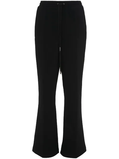 JW Anderson slim-cut flared track pants Black TR0372PG1253999