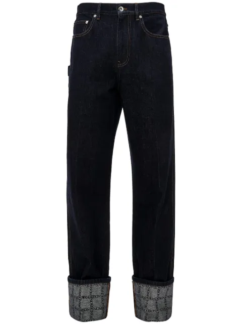JW Anderson straight leg mid-rise jeans Blue DT0096PG1630870
