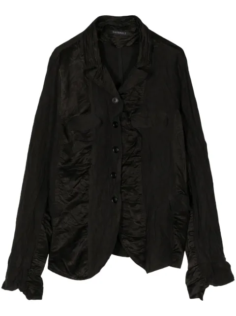 Rundholz linen-blend jacket Black 1631101