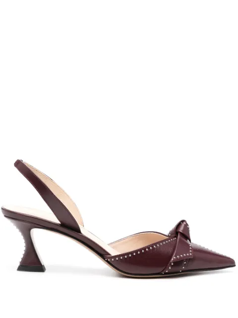 Alexandre Birman 60mm Clarita studded pumps Red B0606400020007