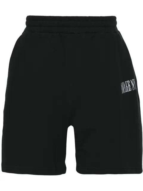 Awake NY logo-embroidered track shorts Black AWKSP24PA006