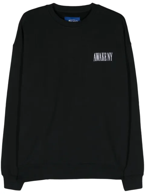 Awake NY Awake cotton sweatshirt Black AWKSP24CN002F