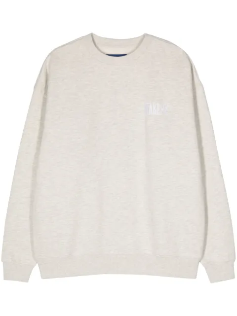 Awake NY logo-embroidered mélange sweatshirt Grey AWKSP24CN002