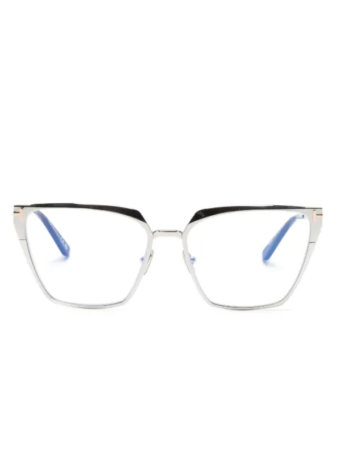 TOM FORD Eyewear butterfly-frame glasses Silver FT5945B