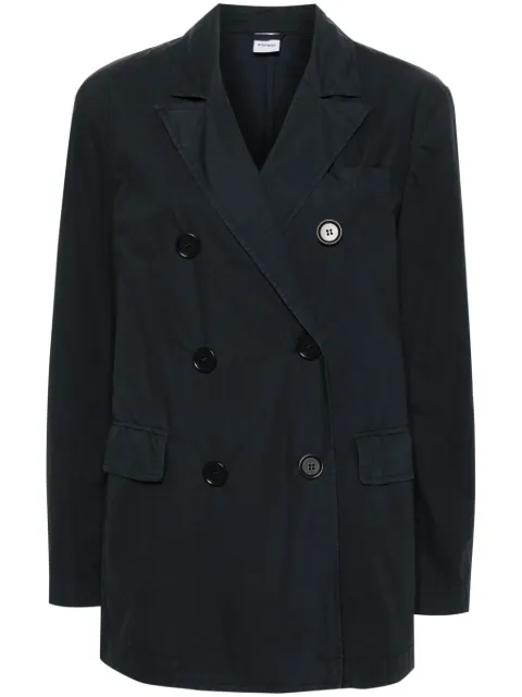 ASPESI double-breasted cotton blazer Blue 0931G329