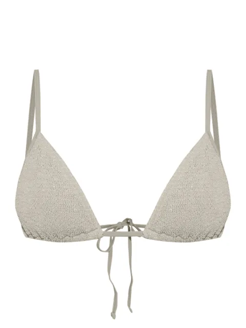 Bond-eye Luana triangle bikini top Grey BOUND366M