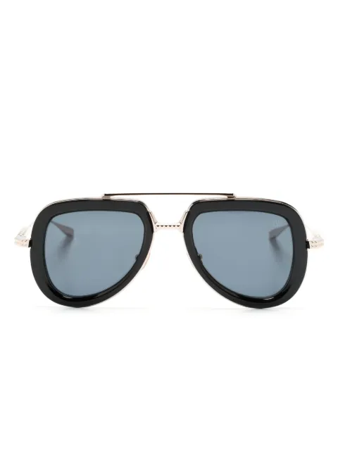 VALENTINO GARAVANI EYEWEAR V~Lstory pilot-frame sunglasses Black VLS129A