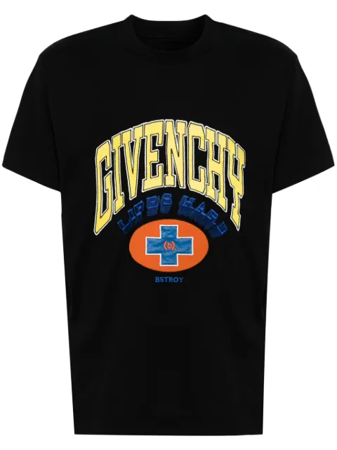 Givenchy graphic-print cotton T-shirt Black BM716R3Y97