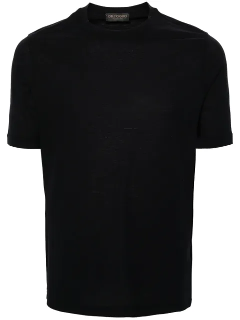 Dell'oglio crew-neck cotton T-shirt Blue TSMCJCREPE