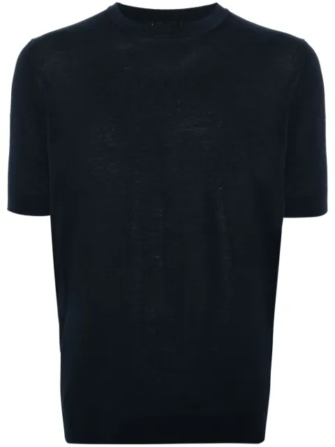 Dell'oglio crew-neck cotton T-shirt Blue TS0MCCR14R