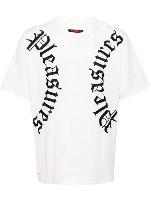 Pleasures Harness cotton T-shirt White P24SP010