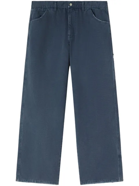 AMBUSH cotton straight-leg trousers Blue BMCA003F24FAB0014600