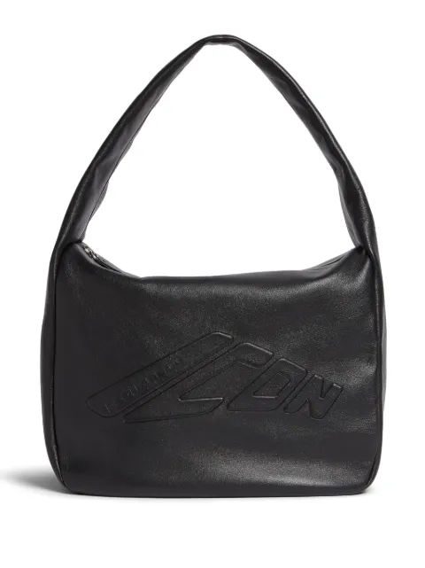 DSQUARED2 logo-embossed leather tote bag Black HOW004801500001