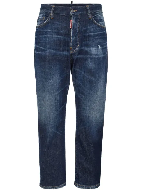 DSQUARED2 mid-rise straight-leg jeans Blue S71LB1470S30872