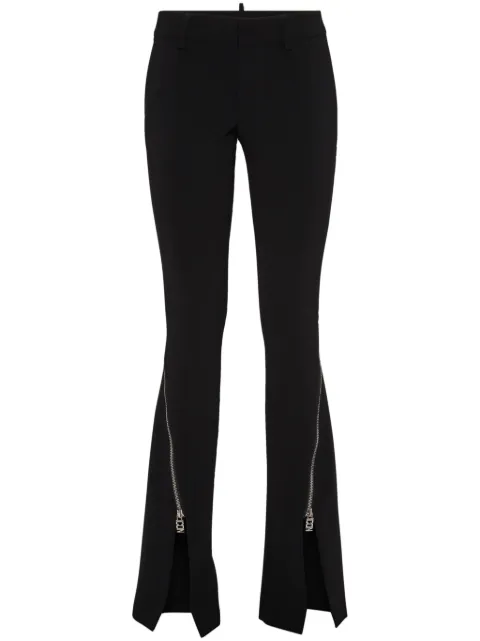 DSQUARED2 low-rise bootcut trousers Black S80KA0039S60567