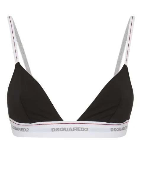 DSQUARED2 logo triangle bra Black D8R105790ISA01