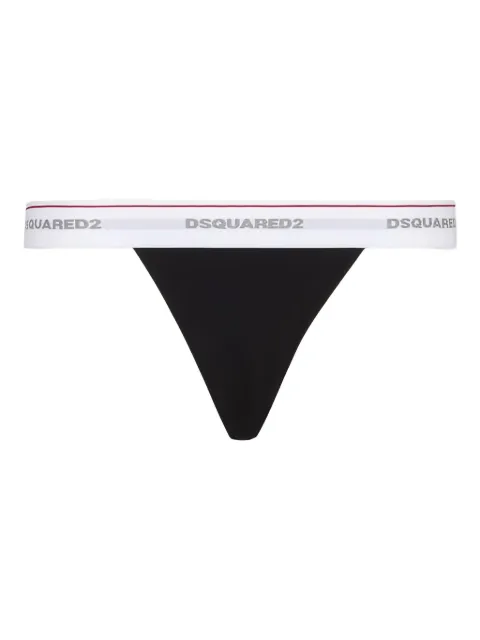 DSQUARED2 Dsquared2 logo thong Black D8L205790ISA01