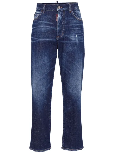 DSQUARED2 faded straight-leg jeans Blue S72LB0788S30872