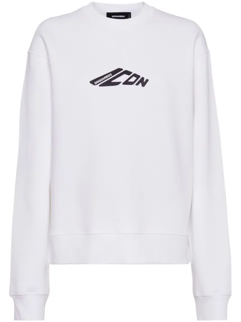 DSQUARED2 Icon cotton sweatshirt White S80GU0105D25007