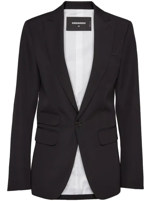 DSQUARED2 single-breasted tailored blazer Black S75BN0883S78136