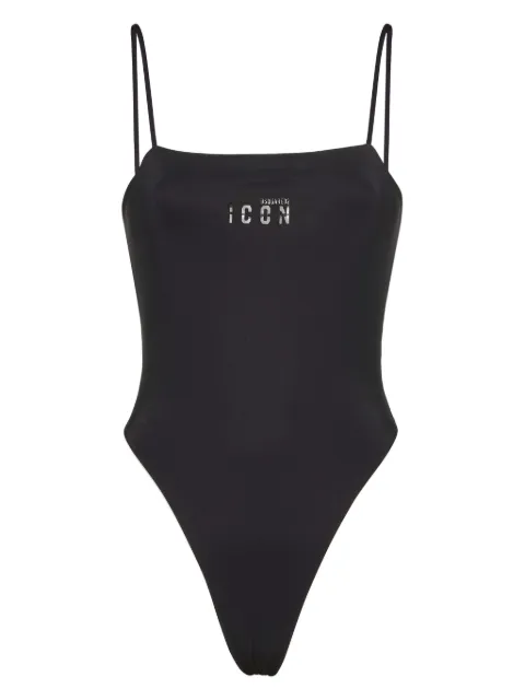 DSQUARED2 Icon low-back swimsuit Black D6BK35010ISA01