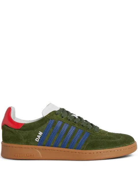 DSQUARED2 Boxer low-top sneakers Green SNM036414170001