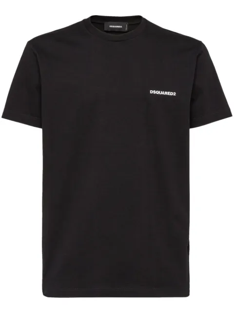 DSQUARED2 map-print cotton T-shirt Black S74GD1338D20020