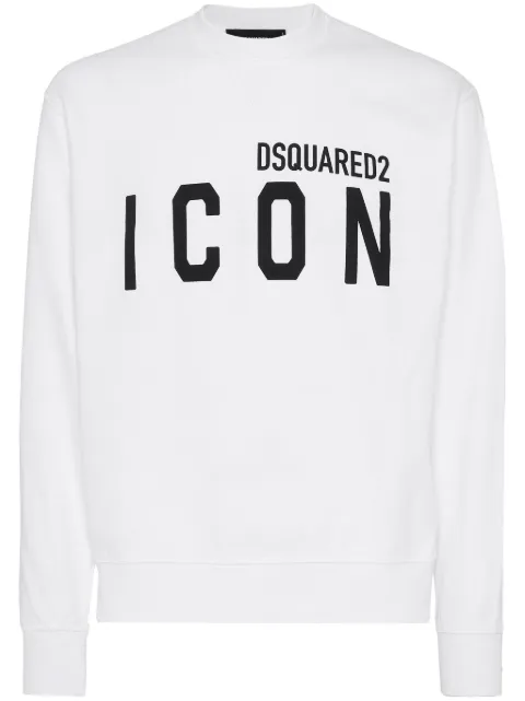 DSQUARED2 logo-print sweatshirt White S79GU0004D25015