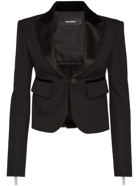 DSQUARED2 single-breasted blazer Black S75BN0889S76498