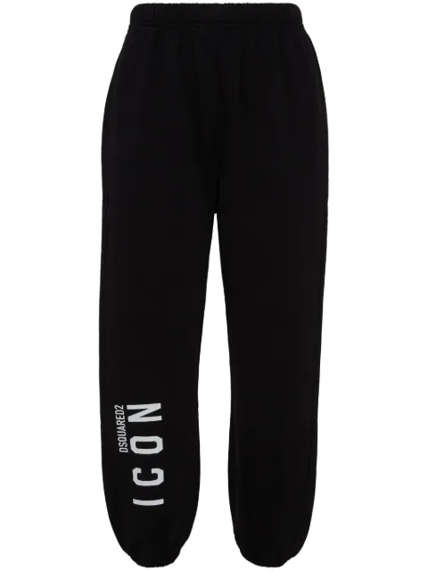 DSQUARED2 logo-print track pants Black S80KA0024D25015