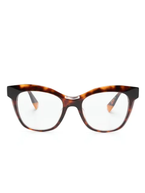 Etnia Barcelona Nenufar butterfly-frame glasses Brown NENUFAR